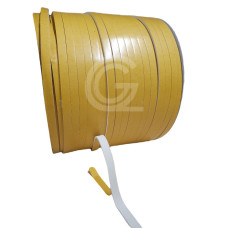 Celrubberband | zelfklevend | EPDM  WIT | 3 x 10 mm | rol op haspel 250 meter